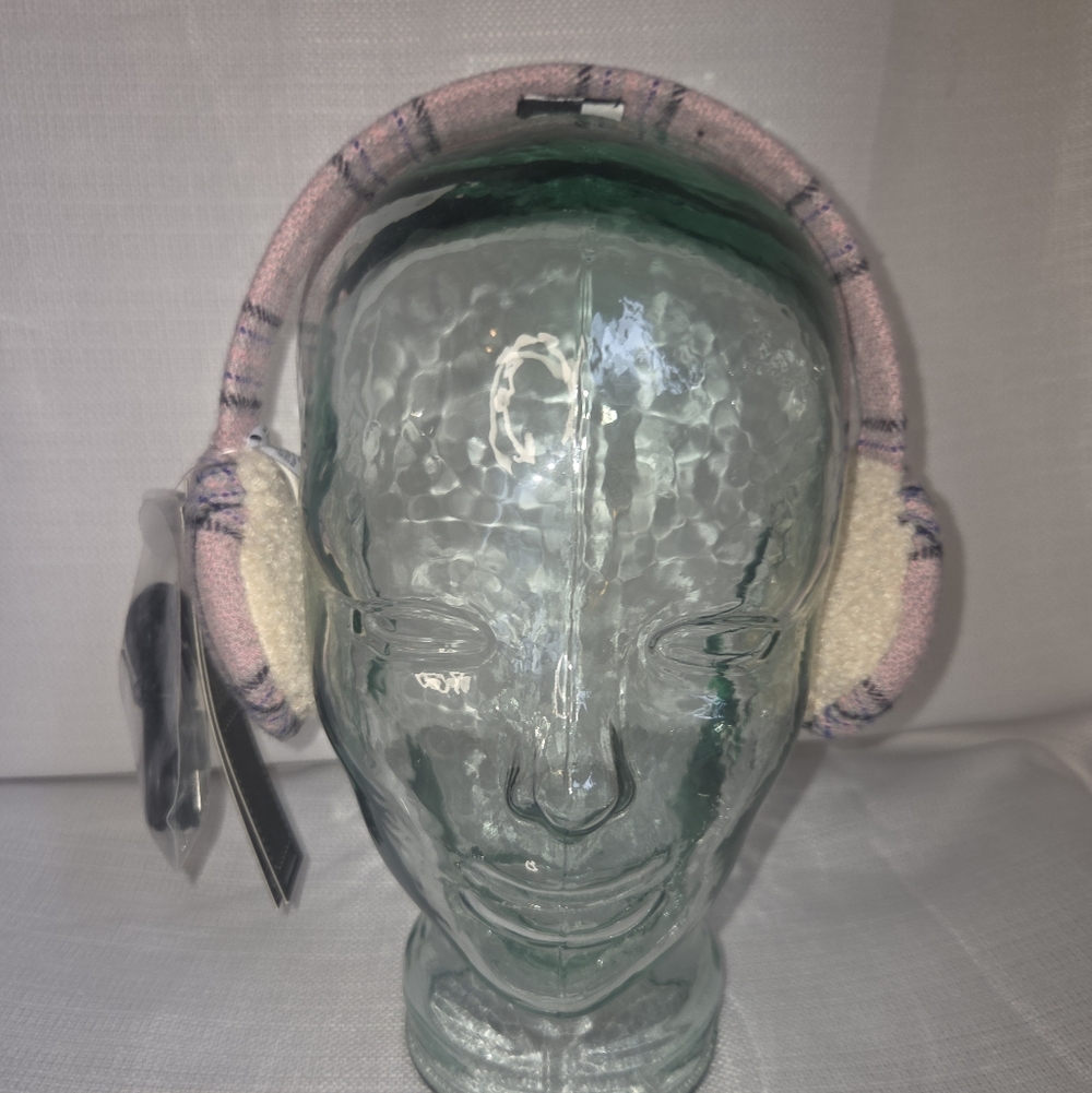 NWT J. Crew Plaid Bluetooth Earmuff Headphones